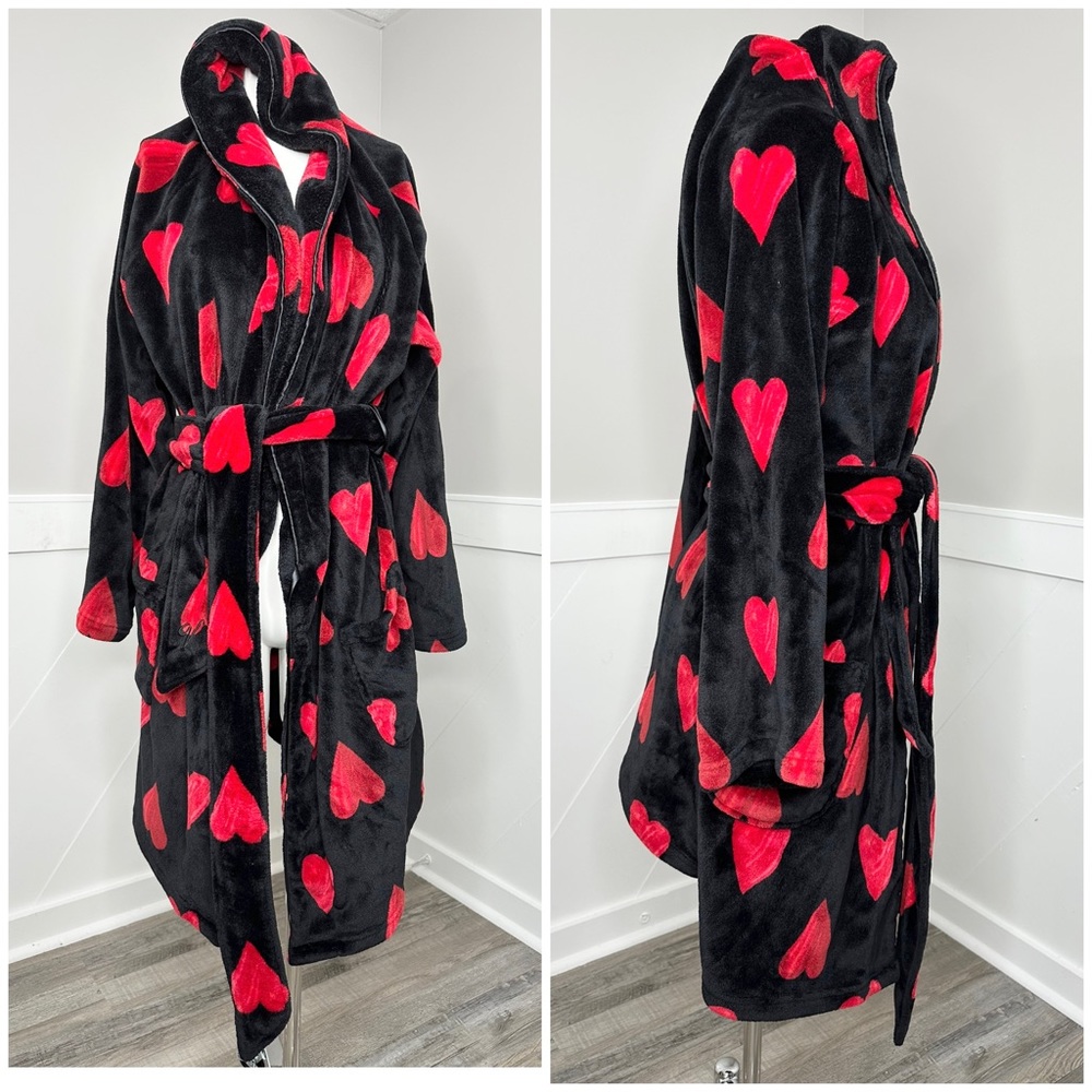 VICTORIA SECRET BLACK ROBE - Picture 3 of 5